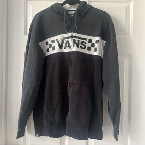 Black and White Vans Hoodie size L